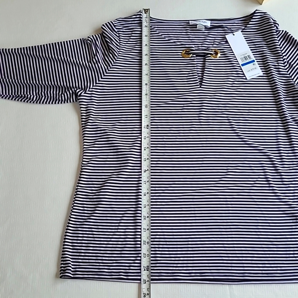Calvin Klein Long Sleeve  Top - Picture 9 of 12